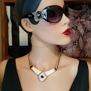 Vintage PARK LANE Omega Modernist Choker Necklace